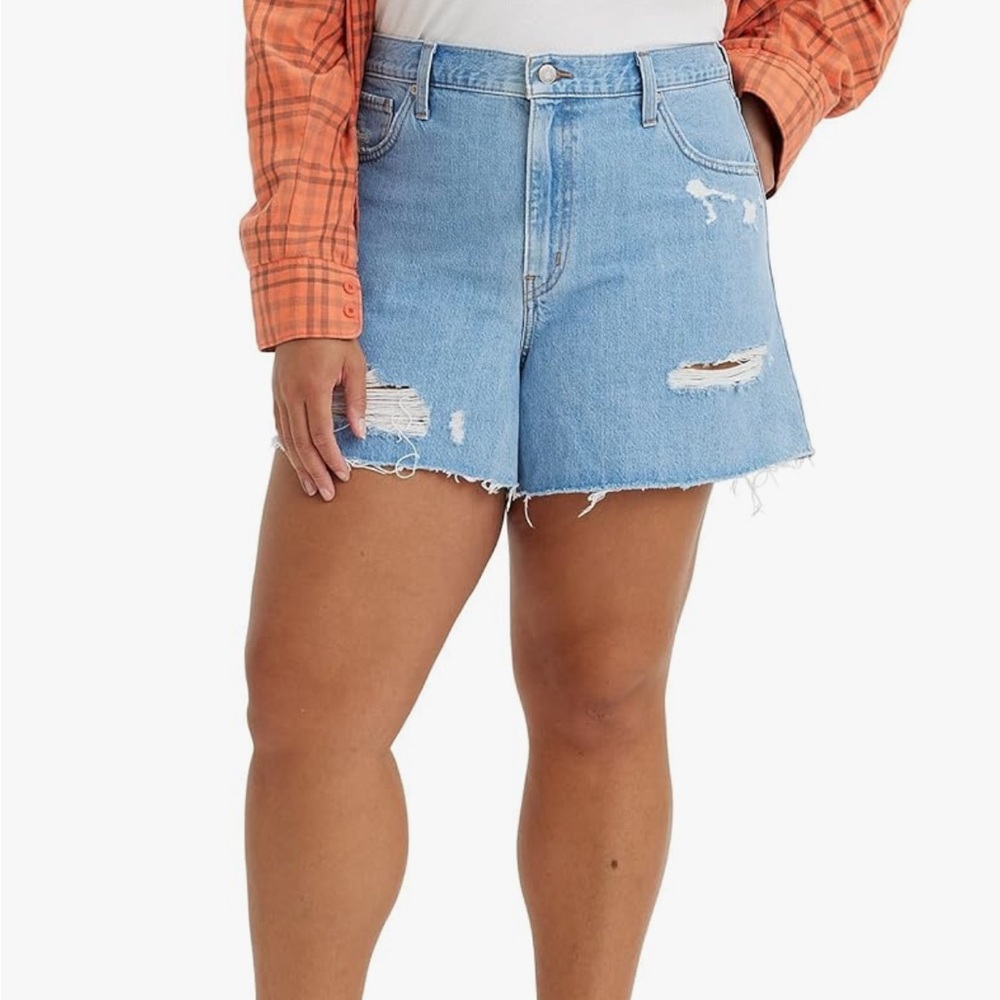 Levi’s High Rise Mom Jean Shorts